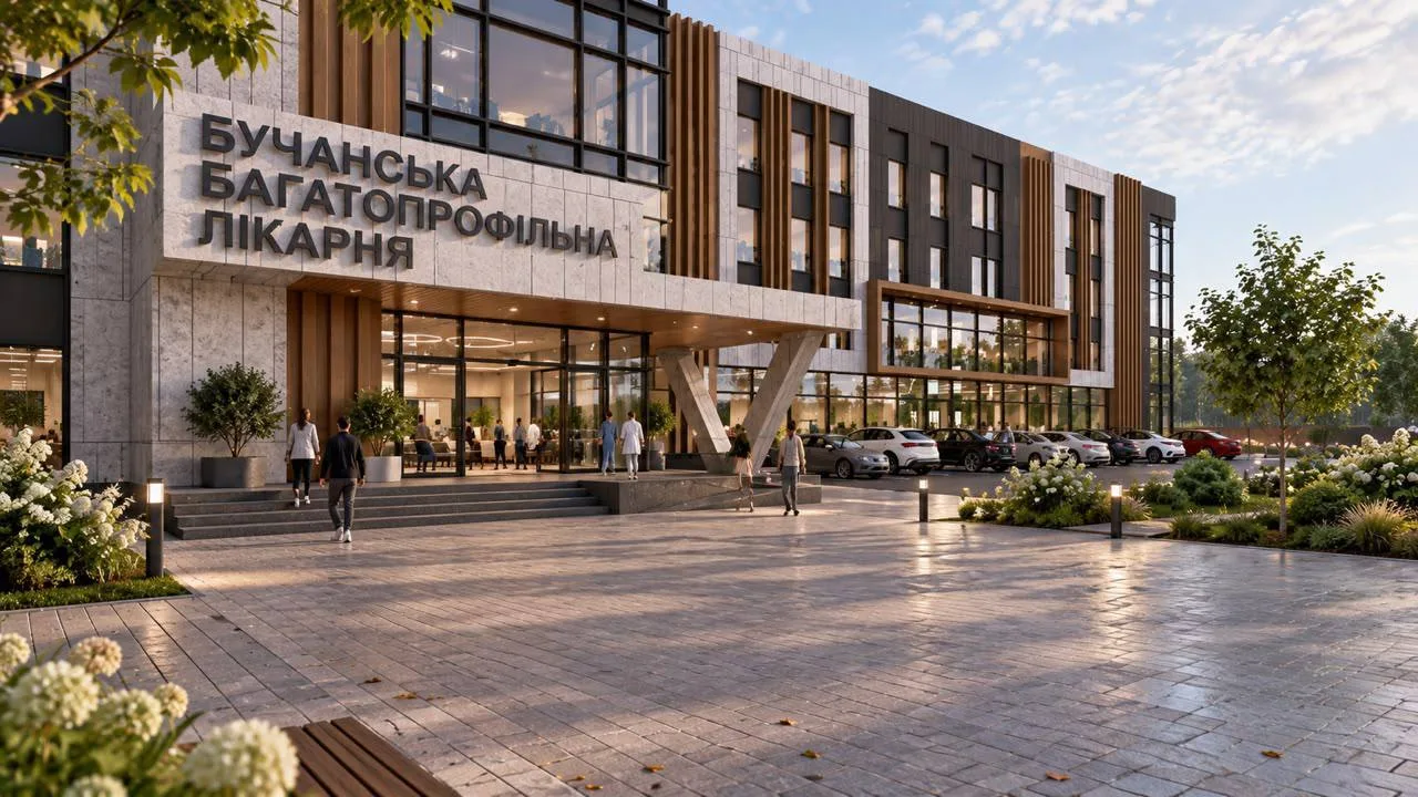 Проект нової багатопрофільної лікарні в Бучі