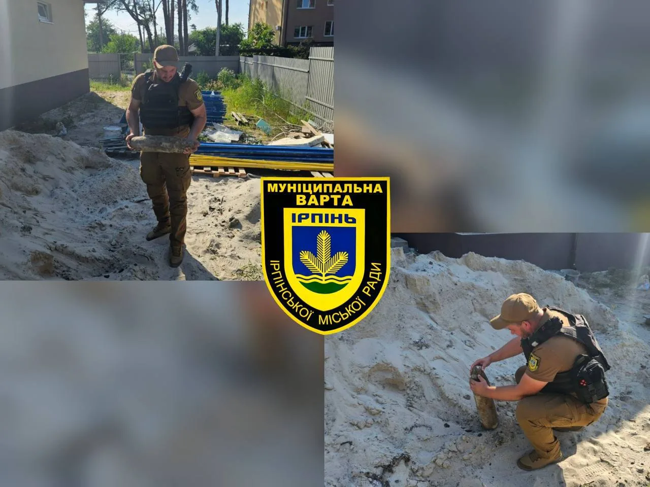 Піротехніки розмінують територію в Ірпені, вилучають снаряд