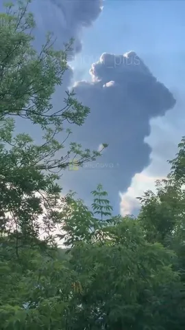 Дим над промисловим об'єктом у Рибінську