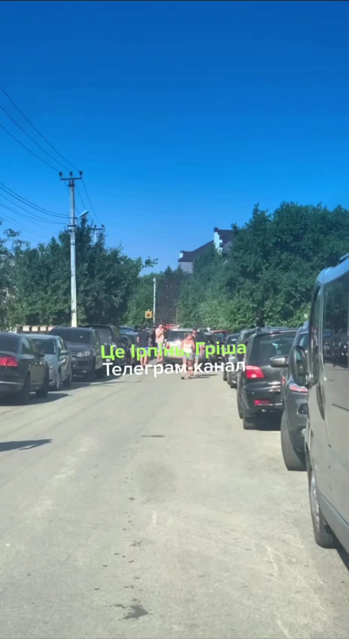 Припаркована вантажівка на грунтовій дорозі серед дерев