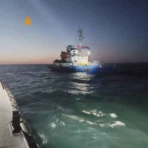 Турецький суховантаж у морі біля Одеси